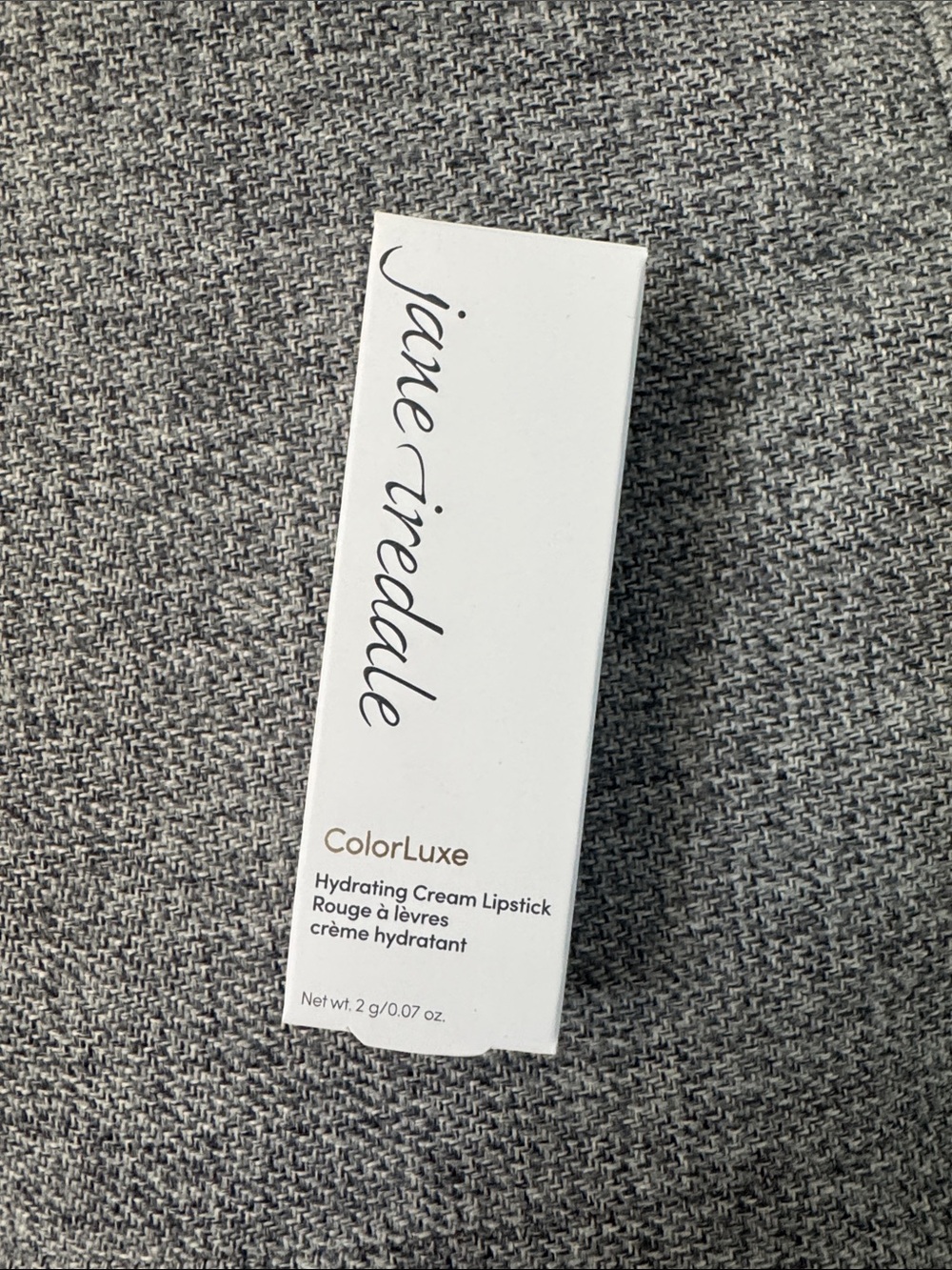 jane iredale colorluxe Hydrating Cream Lipstick in White Box new Bordeaux